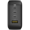 Ładowarka sieciowa Unitek GaN 4 porty, PD 100W QC3.0 czarna