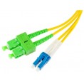 PATCHCORD ŚWIATŁOWODOWY SM 2M DUPLEX 9/125 SC/APC-LC/UPC