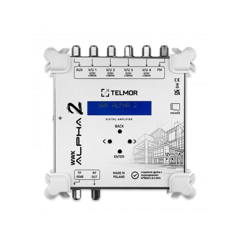 Wzmacniacz Telkom Telmor WWK ALPHA 2