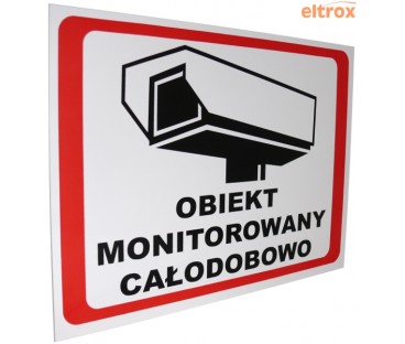 TABLICA OBIEKT MONITOROWANY 6586