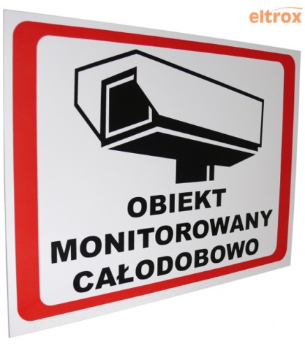 TABLICA OBIEKT MONITOROWANY 6586