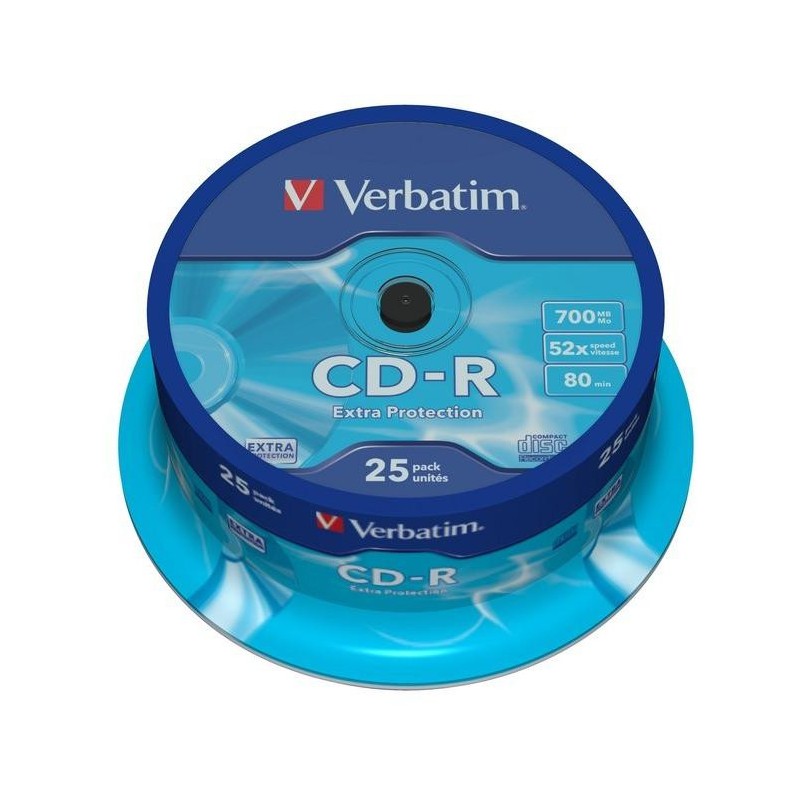 Płyta CD-R Verbatim Extra Protection (25szt) Płyta CD-R Verbatim Extra Protection (25szt)