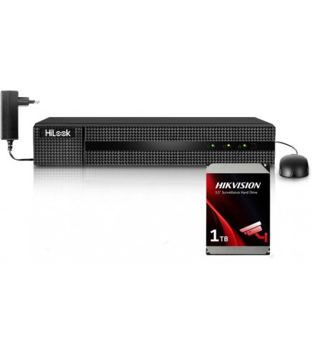 Rejestrator 5w1 Hilook 4 kanałowy 5MP DVR-4CH-5MP z dyskiem 1TB