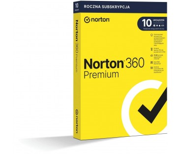 Norton 360 Premium BOX PL 10-urządzeń, 12-miesięcy