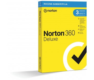 Norton 360 Deluxe BOX PL 3-urządzenia,12-miesięcy