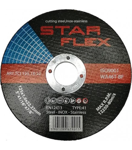 Tarcza tnąca Star Flex T41-125-1,6 WA46T-BF-INOX TCI1251622