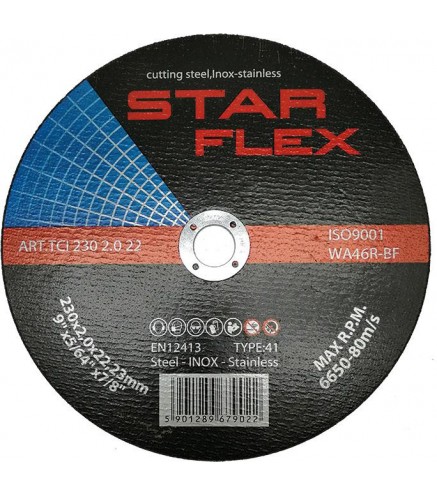 Tarcza tnąca Star Flex T41-230-2,0 WA46R-BF-INOX TCI2302022