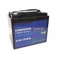 Akumulator LiFePO4 EUROPOWER serii LFP 12,8V 60Ah Bluetooth, mata grzewcza (Żywotność ~4000 cykli)