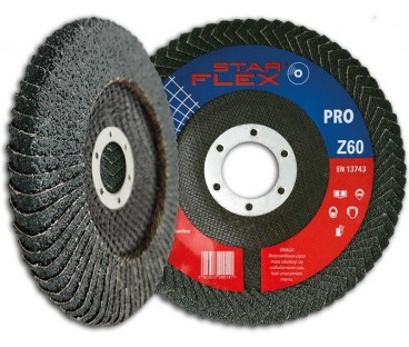 Tarcza listkowa pachwinowa Star Flex 125-22 gran 60 TLP1252260