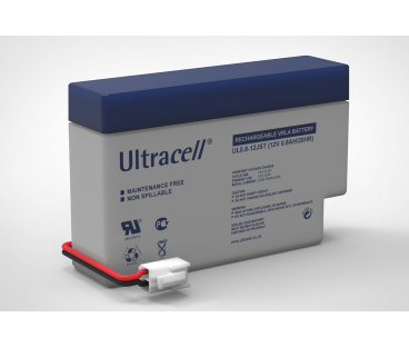 Akumulator AGM ULTRACELL UL 12V 0.8Ah (terminal JST)