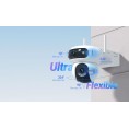 Kamera IP Ezviz HB90X Dual 4G Wi-Fi Kit 4MP+4MP z panelem solarnym 8W
