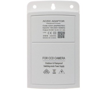 ZASILACZ PROTEC 12V/1.5A 1749