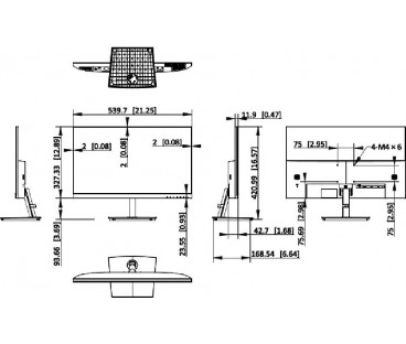 Monitor Hikvision DS-D5224F2-1V1S/B