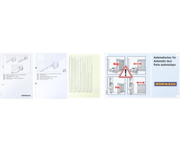 Zestaw Hormann Rotamatic 2 868MHz BiSecure do 5m bram dwuskrzydłowych