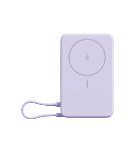 Powerbank Xiaomi Magnetic 10000mAh z podstawką fioletowy