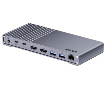 Unitek Potrójna stacja dokująca USB4 40Gb/s,zasilacz 120W
