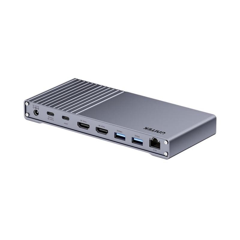 Unitek Potrójna stacja dokująca USB4 40Gb/s,zasilacz 120W