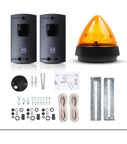 Zestaw SK Lineamatic, Portronic D 5000 (fotokomórki EL-301 + lampa LED SLK 24V + śrubki)