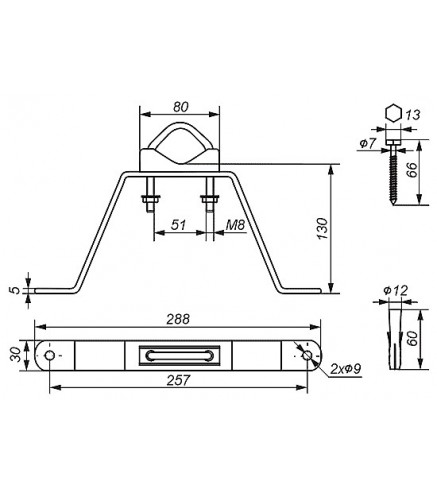 OBEJMA MUROWA OMM-50L13