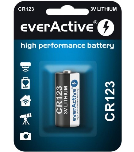 Bateria CR123 everActive (blister 1 szt.)