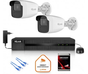 Zestaw monitoringu Hilook 2x kamera IPC-B440H(4mm)(C) z dyskiem 1TB