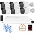 Zestaw monitoringu Hilook 6x kamera IPC-B440H(4mm)(C) z dyskiem 2TB