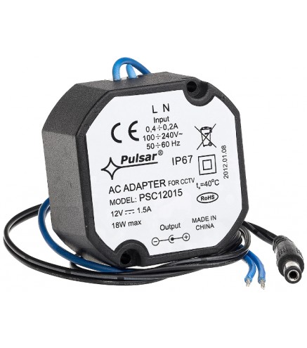 ZASILACZ IMPULSOWY HERMETYCZNY Pulsar PSC12015 12V/1,5A