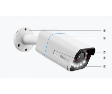 Kamera IP Reolink P430 POE 8MP 5x zoom biała