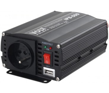 PRZETWORNICA VOLT POLSKA IPS-500 12V / 230V 350/500 W
