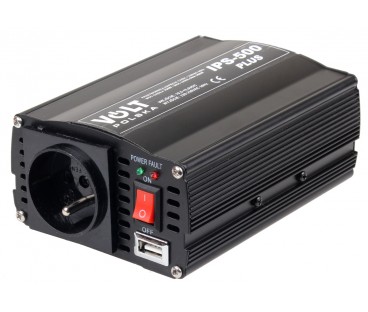 PRZETWORNICA VOLT POLSKA IPS-500 PLUS 12V / 230V 350/500 W