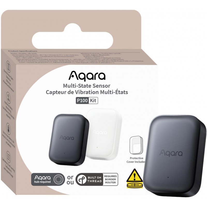 Aqara Multi-State Sensor P100 Kit Szary Wielofunkcyjny czujnik Zigbee, Thread