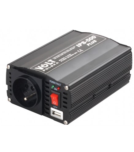 PRZETWORNICA VOLT POLSKA IPS-500 PLUS 24V / 230V 350/500 W