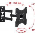UCHWYT DO TV LED/LCD 19-42" 35KG AR-60A ART reg. pion/poziom