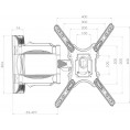 UCHWYT DO TV LED/LCD 23-52" 32KG AR-78 ART reg. pion/poziom 50cm
