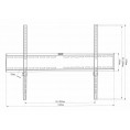 UCHWYT DO TV LCD/LED 55-100" 140KG AR-95 ART reg. Solid 33mm maxVESA 900x600