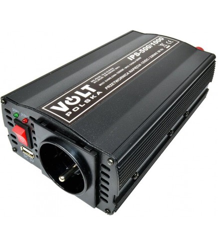 PRZETWORNICA VOLT POLSKA IPS-500/1000 12V/230V 500/1000 W