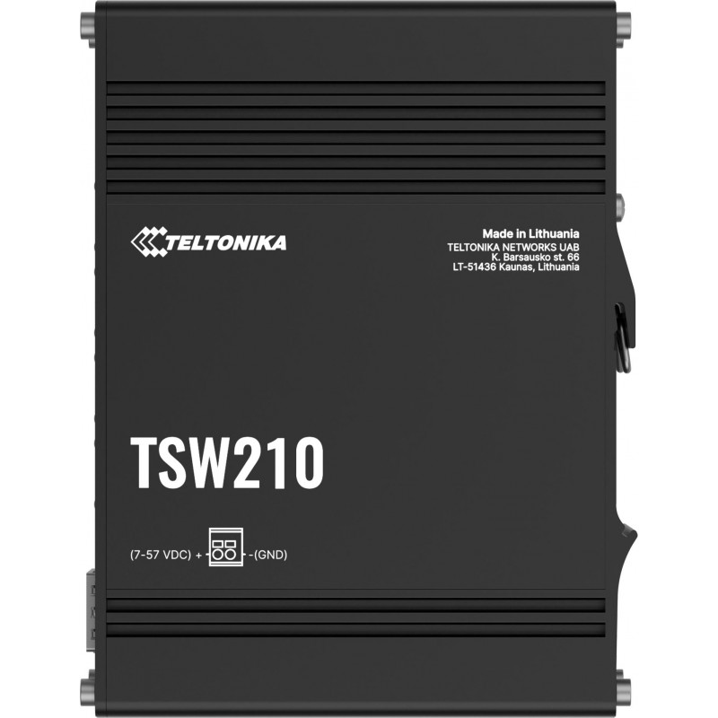 Teltonika TSW210 switch przemysłowy 8xGE 2xSFP PoE+ (TSW210000040) DIN Teltonika TSW210 switch przemysłowy 8xGE 2xSFP PoE+ (TSW210000040) DIN