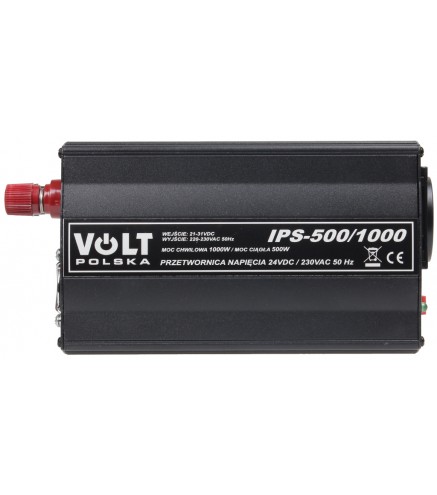 PRZETWORNICA VOLT POLSKA IPS-500/1000 24V / 230V 500/1000 W