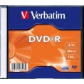 Płyty DVD-R Verbatim AZO Slim (1szt)