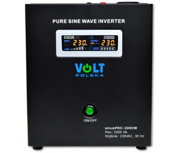 PRZETWORNICA VOLT POLSKA SINUSPRO-2000W 24V 1400/2000W