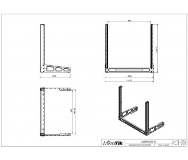 MIKROTIK SR-10U STOJAK RACK 19 Cali 10U