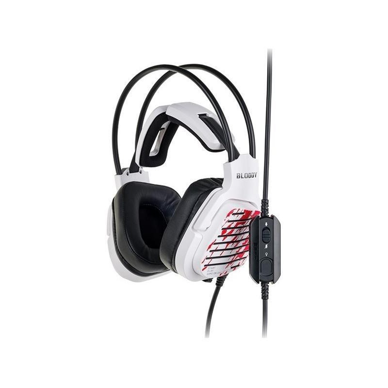 Słuchawki komputerowe A4TECH BLOODY G565 Enegry White