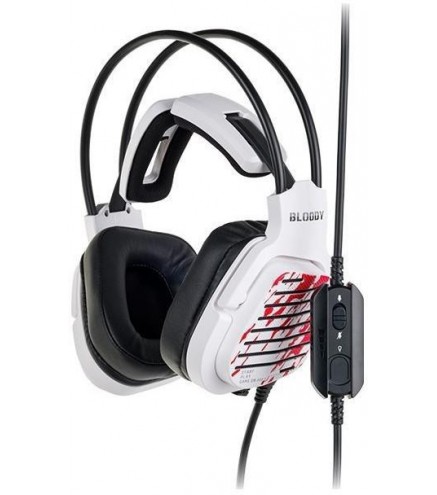 Słuchawki komputerowe A4TECH BLOODY G565 Enegry White