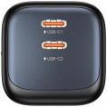 Ładowarka sieciowa Unitek GaN 45W, 2xUSB-C, PD 3.0, QC, czarna