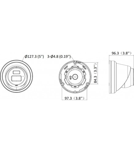 Kamera IP Hikvision DS-2CD2343G2-LI2U/SL 2.8mm BLACK PL