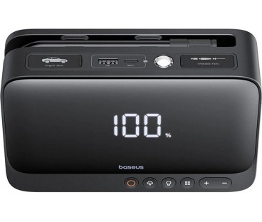 POWERBANK BOOSTER Baseus Super Energy Jump Starter BS-CH013 6000mAh 600A Z LATARKĄ I KOMPRESOREM