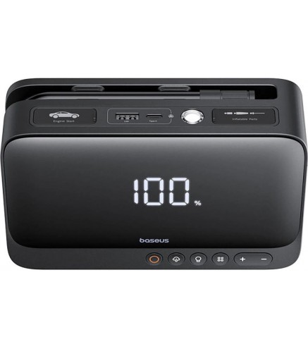 POWERBANK BOOSTER Baseus Super Energy Jump Starter BS-CH013 6000mAh 600A Z LATARKĄ I KOMPRESOREM
