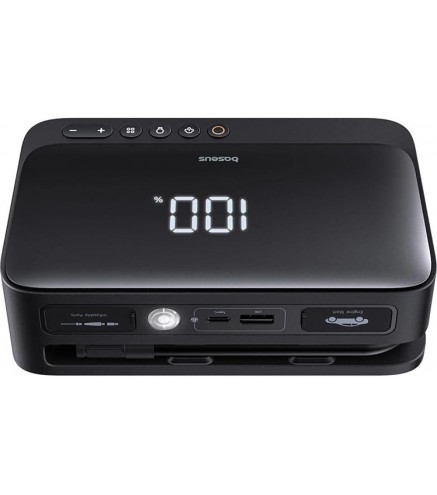 POWERBANK BOOSTER Baseus Super Energy Jump Starter BS-CH013 6000mAh 600A Z LATARKĄ I KOMPRESOREM