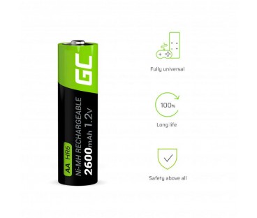 AKUMULATORKI Green Cell 4x AA HR6 2600mAh GR01