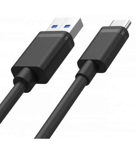 Unitek przewód USB-A - USB-C krótki 50cm Y-C481BK
